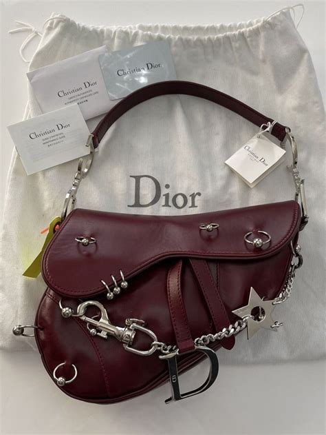 dior paper bag for sale|dior pierced saddle bag.